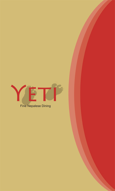 Yeti Menu page 1